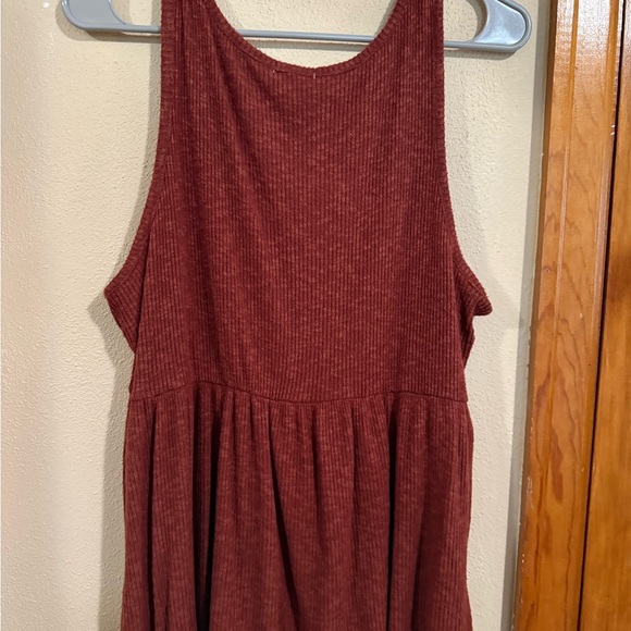 Maurices Red Ribbed Top - Picture 3 of 3